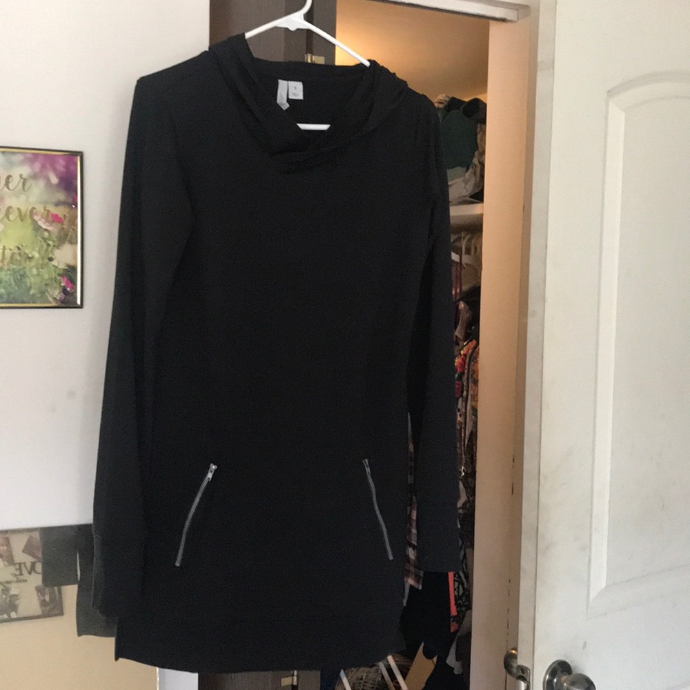 Black sweater dress